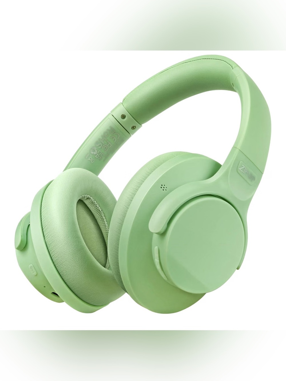 Noise Cancelling over ear Headphones Wireless Bluetooth Headset green